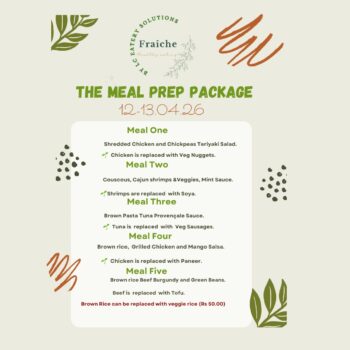 The Meal Prep Package